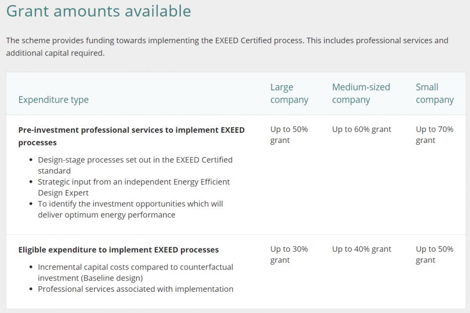 Business energy grant